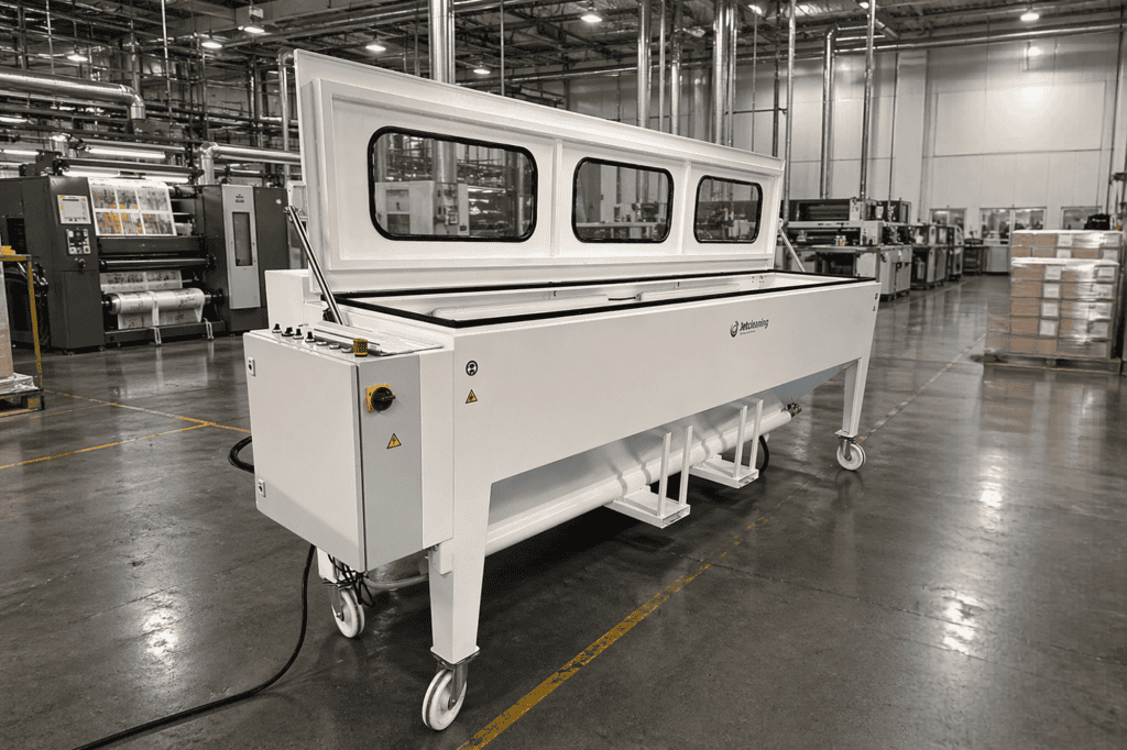 BioJet Cabinet, Diep reiniger, deep cleaner anilox rolls, offline