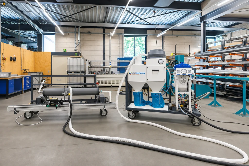 BioJet In-Press deep cleaning machine Jet-Cleaning